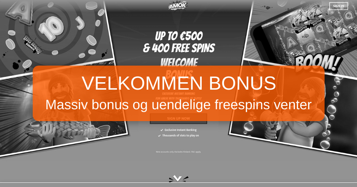 Amok Casino for norske spillere