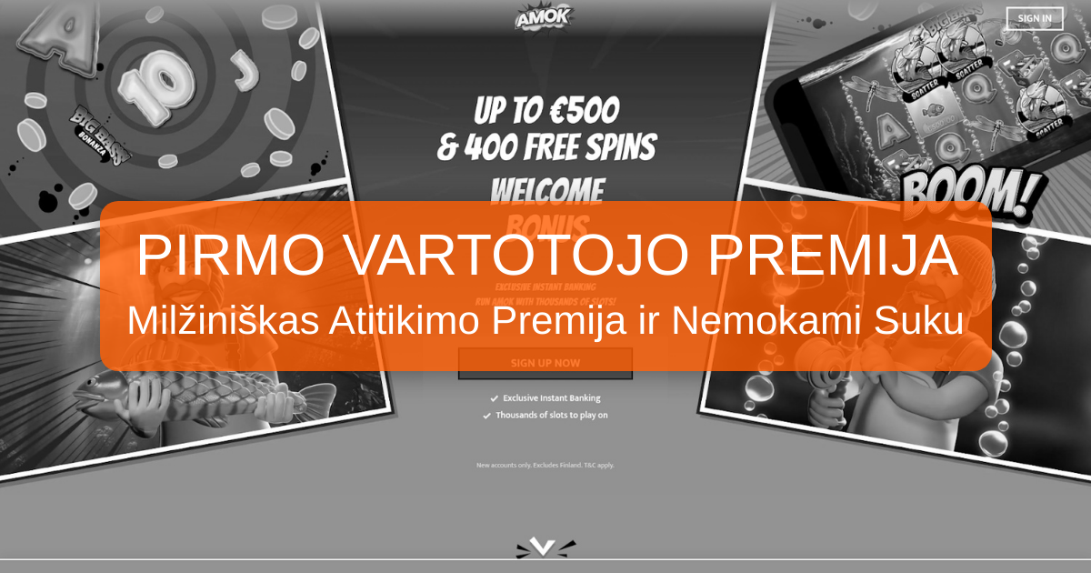 Amok Casino lietuviškiems žaidėjams